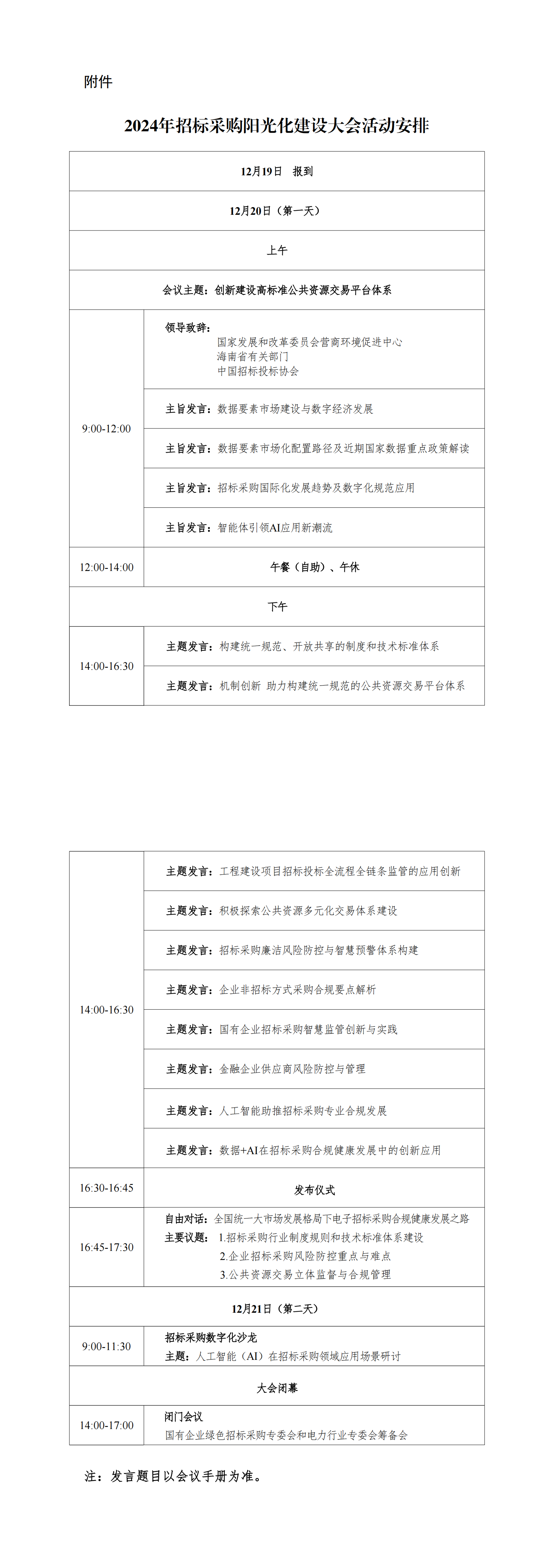 關(guān)于召開2024年招標(biāo)采購陽光化建設(shè)大會的通知
